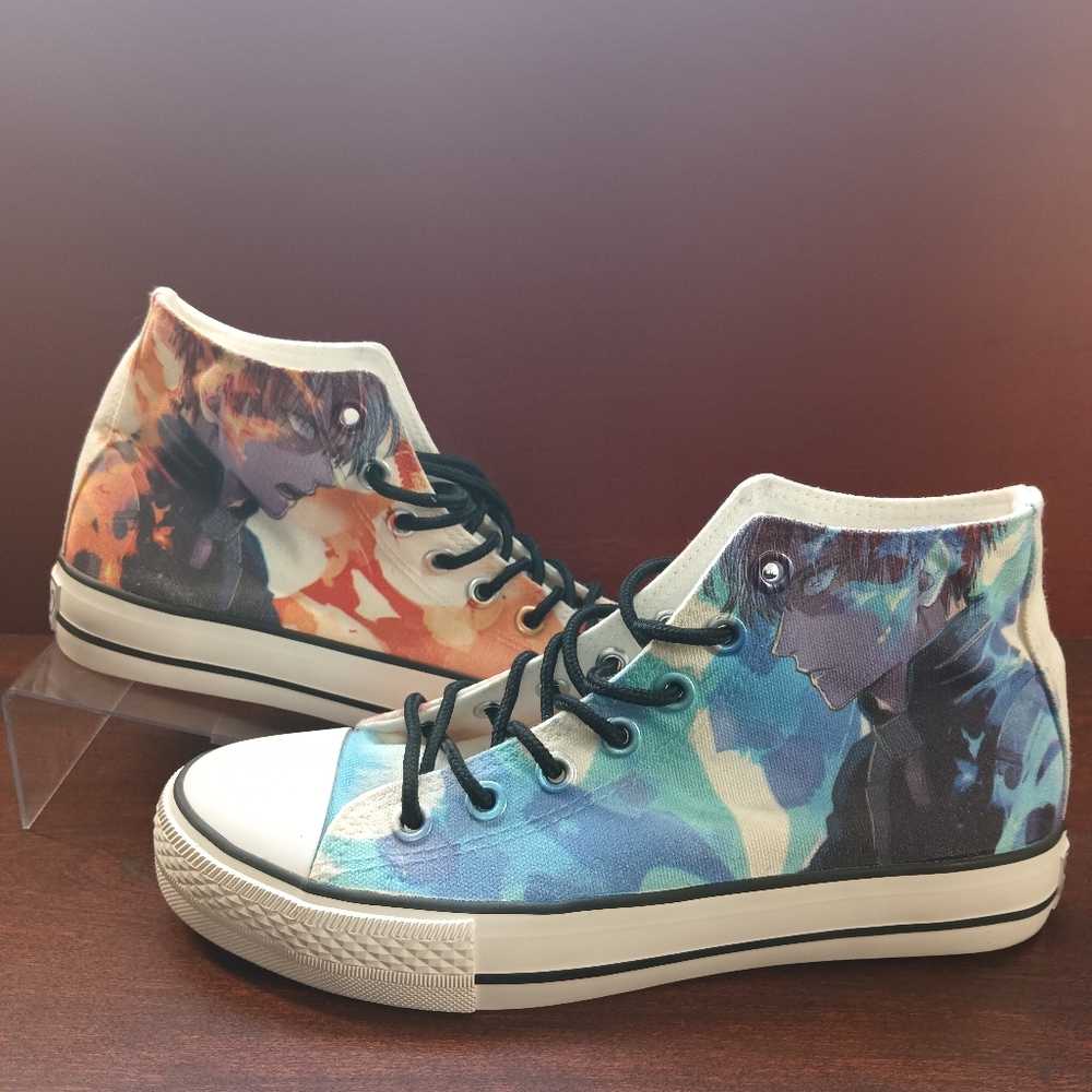 Fei Yao anime high top sneakers size 41/ 9 US